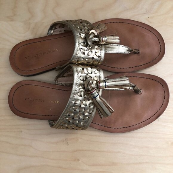 TOMMY HILFIGER Tasseled Sandals - Picture 7 of 14